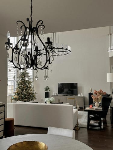 Customer photo review of Solene Round Chandelier