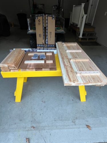 Customer photo review of 18" x 48" Raised Garden Bed - 30" TALL