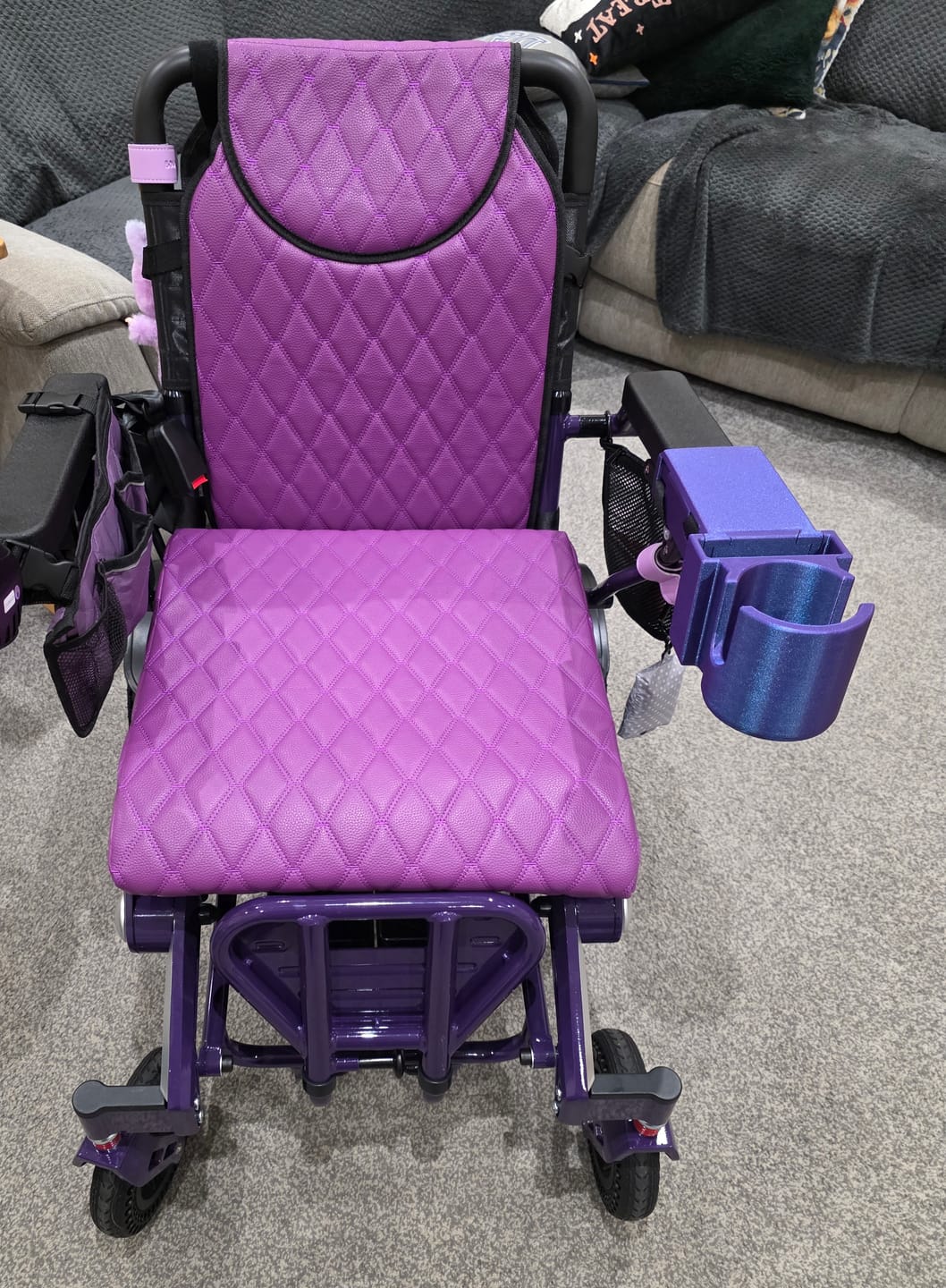 Customer photo review of Folding Lightweight Powerchair | Wide-Seat Freedom Pro ST