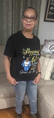 Customer photo review of 65th Birthday With God's Grace & Mercy