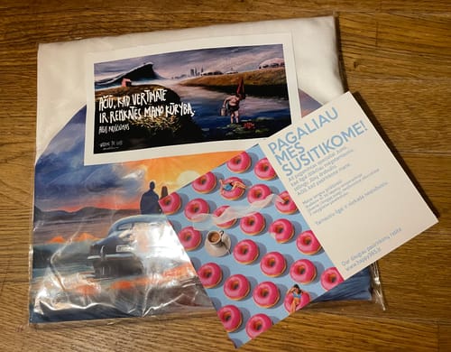 Customer photo review of Marškinėliai BETTER THAN GOLD