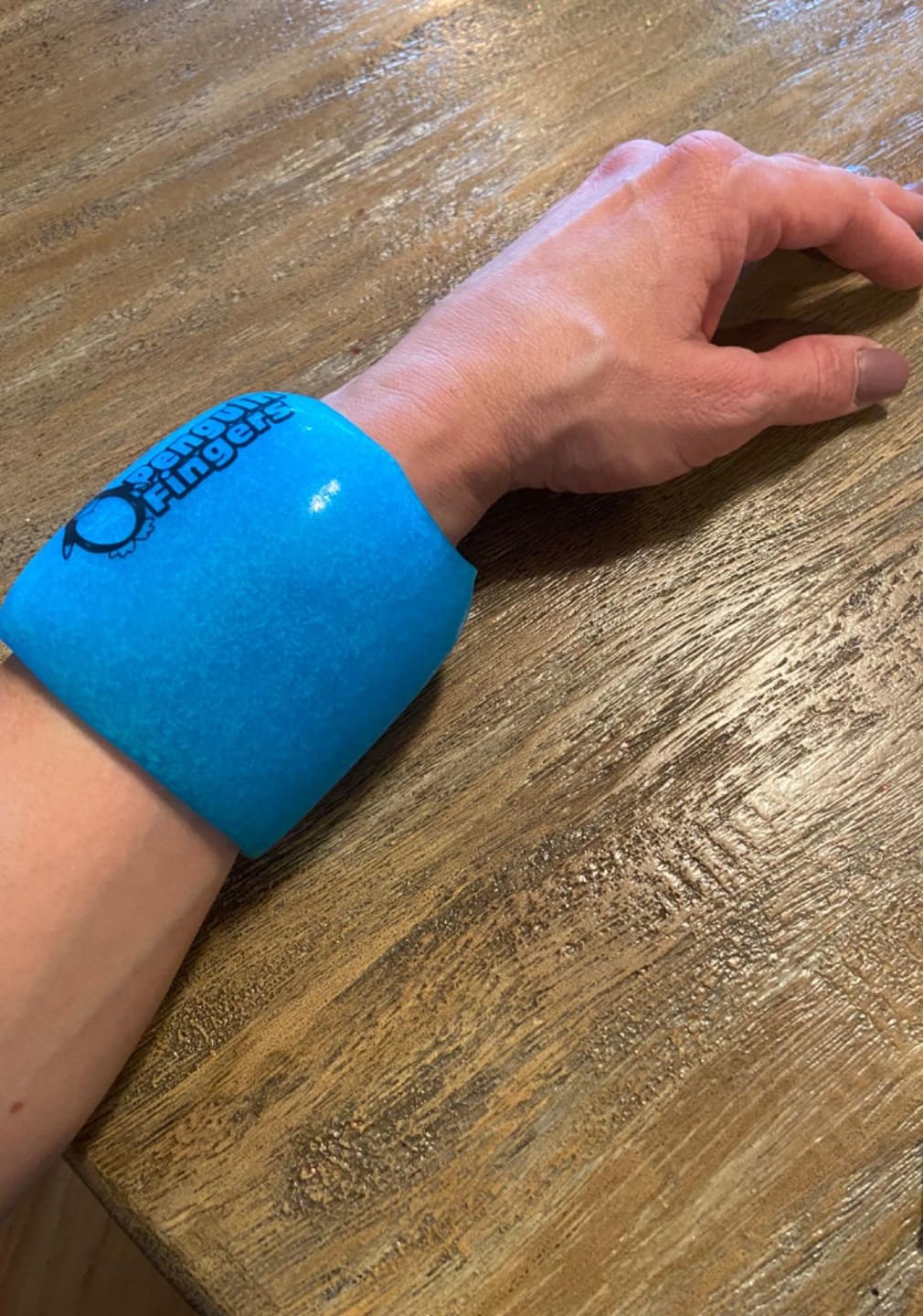 Customer photo review of Penguin Fingers Wrist Cold Compression Pack