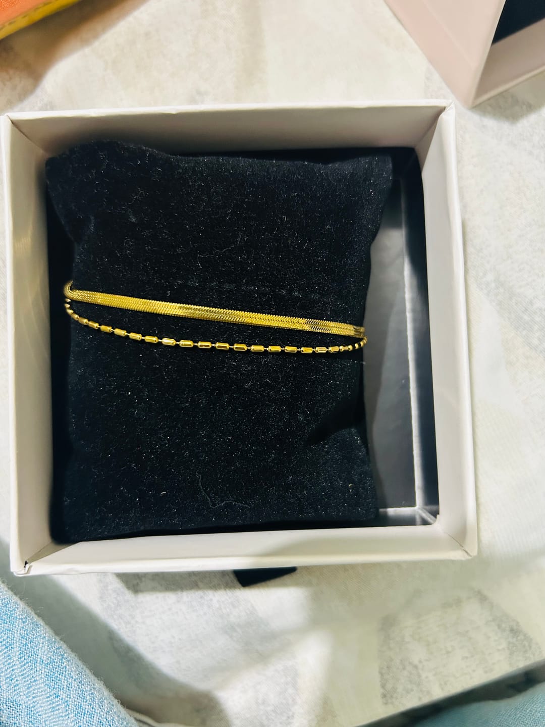 Customer photo review of Multi-layered Beaded Bracelet
