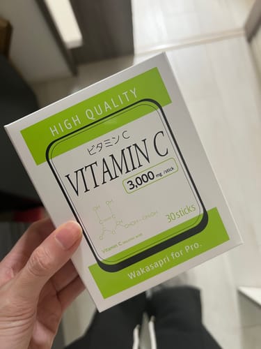 Customer photo review of 高濃度ビタミンC 3,000mg -Wakasapri for Pro.