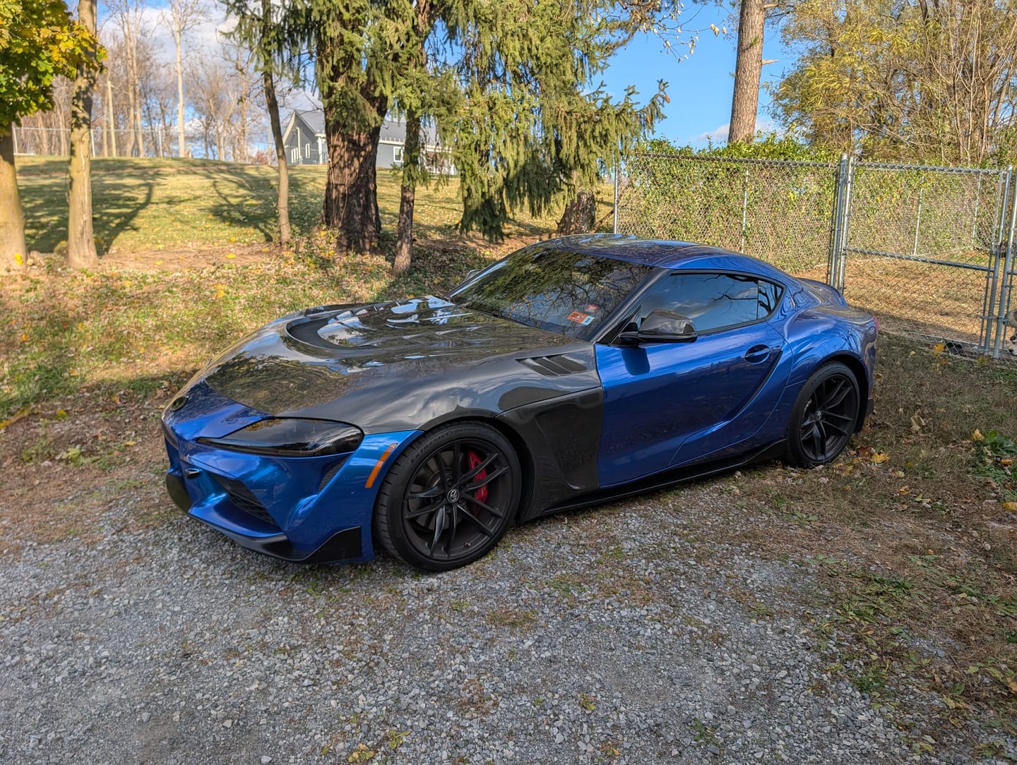Customer photo review of 2020-Up Toyota GR Supra Bumper Hood