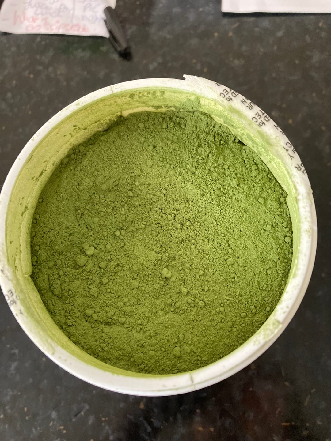 Customer photo review of Synergy Natural Organic Wheat Grass Powder 500g