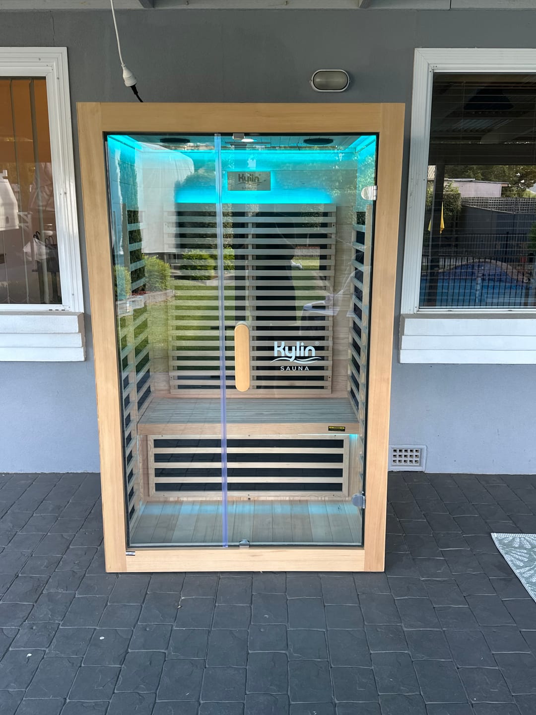 Customer photo review of Kylin Low EMF Carbon Infrared Sauna 2 Person with floor heater H6201-F