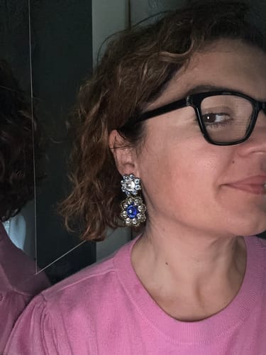 Customer photo review of Orecchini Dorothy