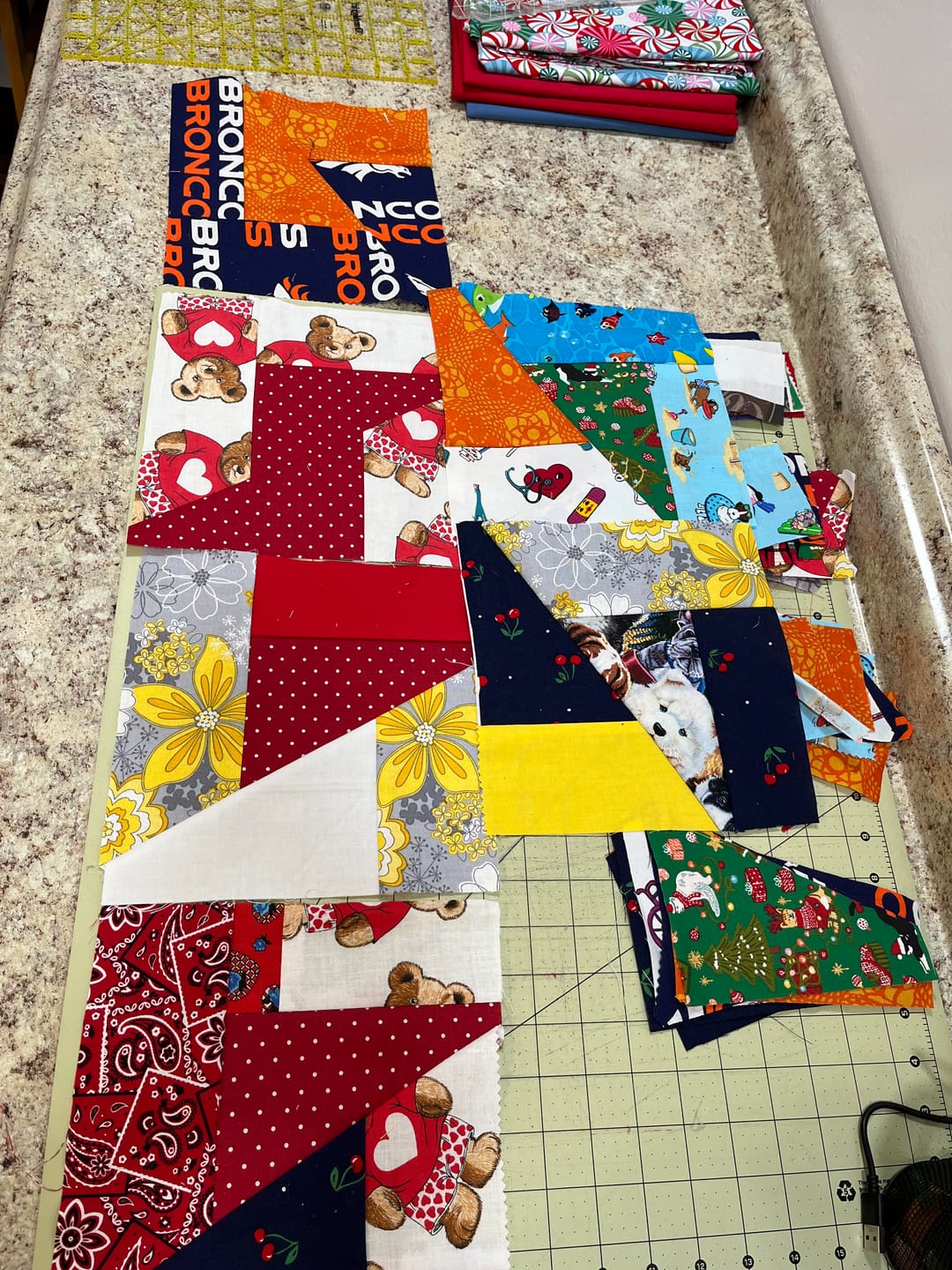 Customer photo review of Scrap Crazy Templates, Creative Grids