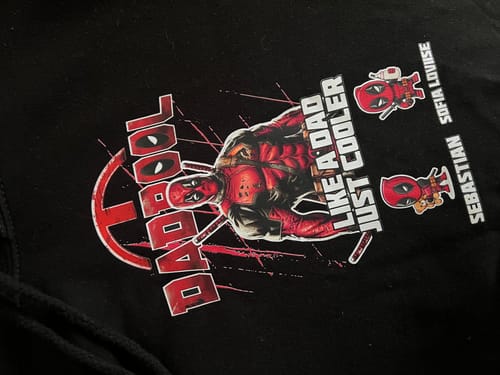 Customer photo review of Dadpool - custom made