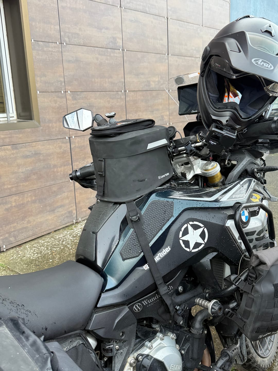 Customer photo review of Ranger Tank Bag