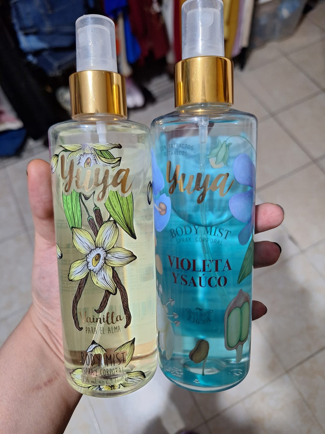 Customer photo review of Body Mist 236 mL Violeta y Sauco