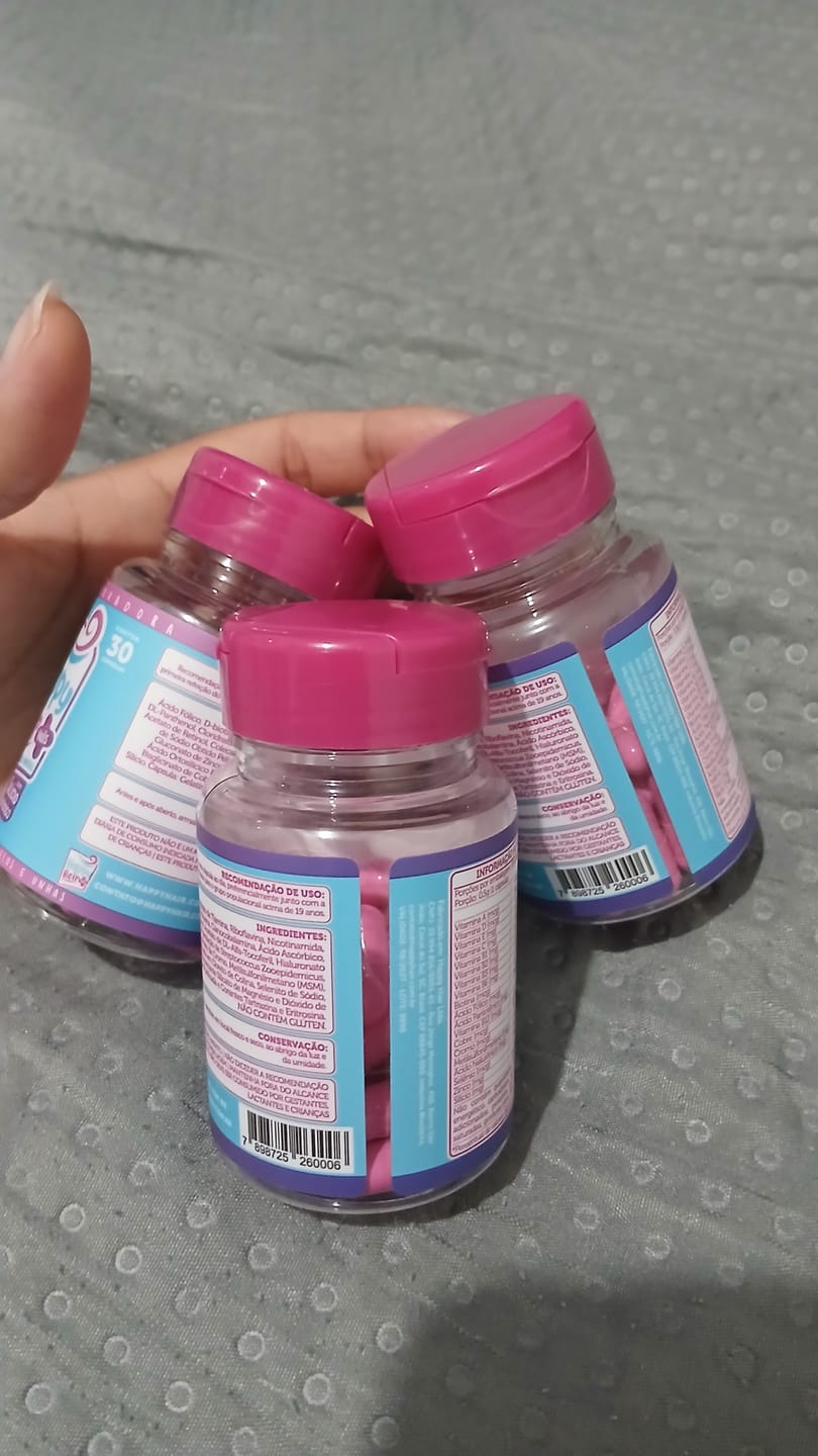 Customer photo review of Happy Hair 3 Potes