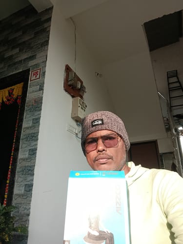 Customer photo review of Round Ring Cushion Pillow | Provides Cushioned Seating  to reduce Pain & Discomfort