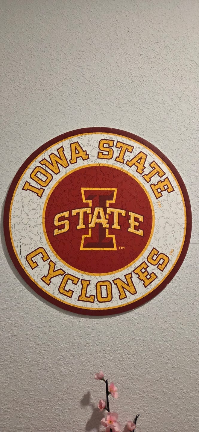 Customer photo review of Iowa State University - Wooden Puzzle