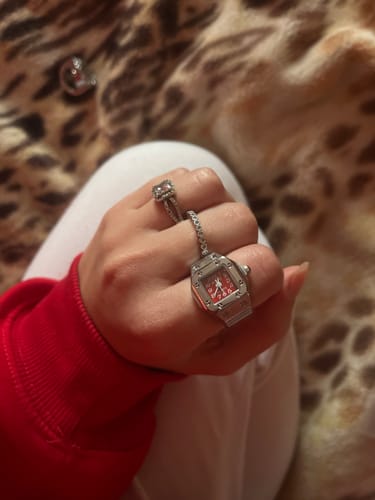 Customer photo review of SANTOS RING | SILVER RED