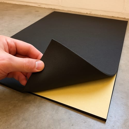 Customer photo review of Self-Adhesive EPDM/Neoprene Sponge Rubber Sheet – Industrial-Grade Sealing, Insulation & Packing Solution