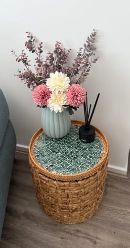 Customer photo review of Sirena Large Rattan Tray