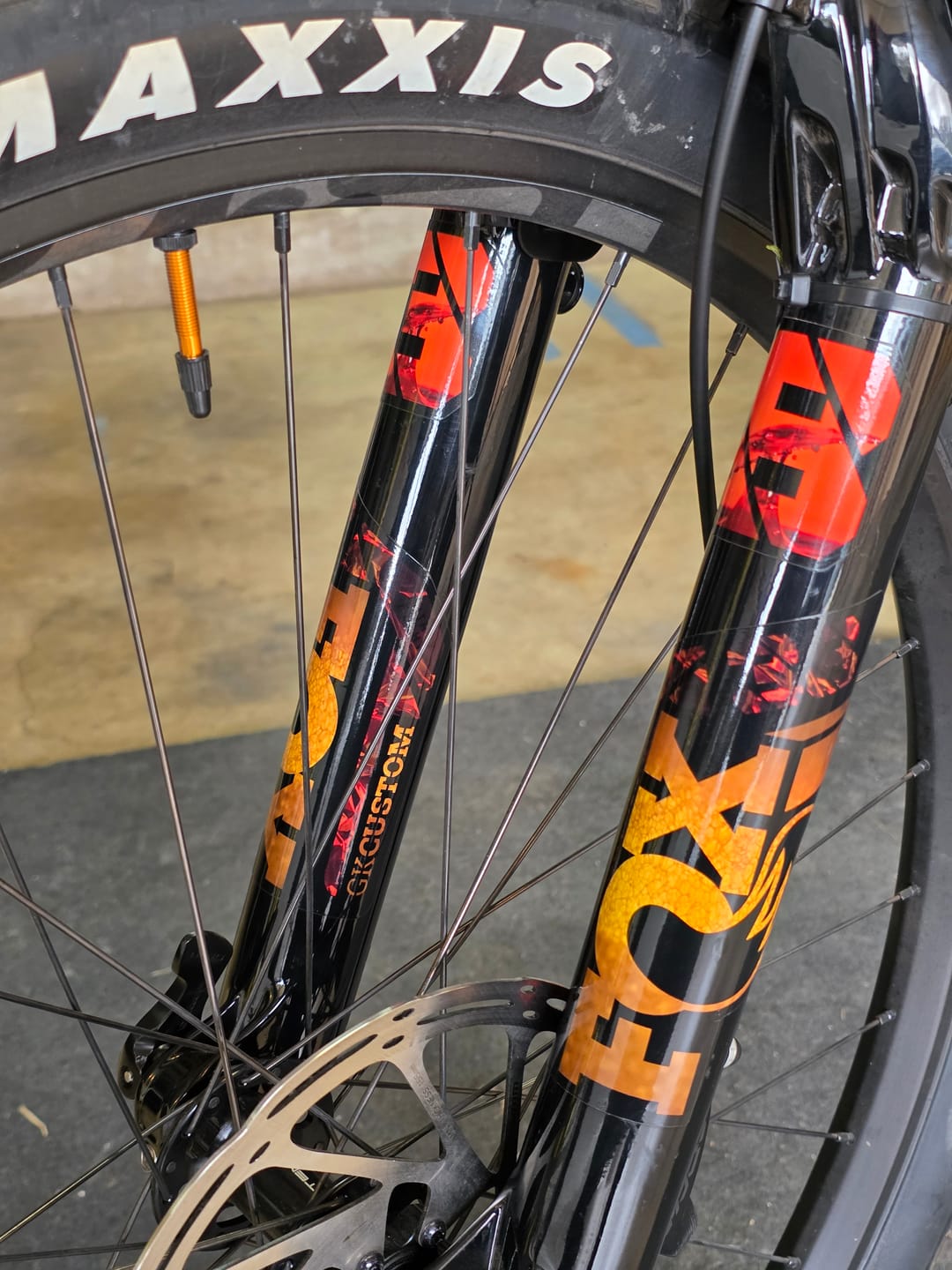 Customer photo review of Custom Fox 38 Decal