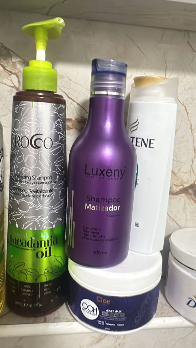 Customer photo review of Shampoo Matizador Platinum 300 ml