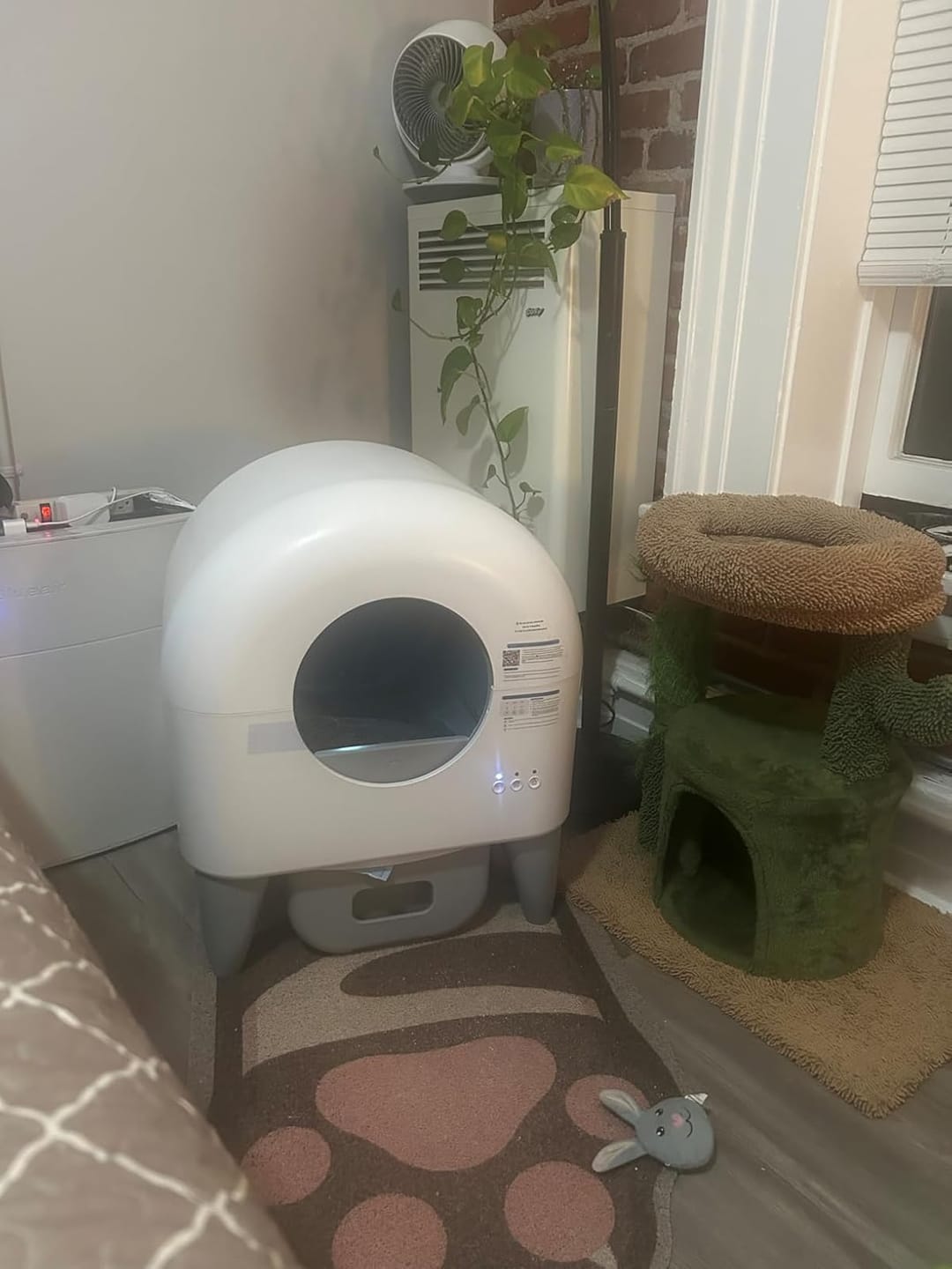 Customer photo review of Cumrige M4 Self-Cleaning Litter Box | Smart Odor-Control Automatic Cat Litter Box