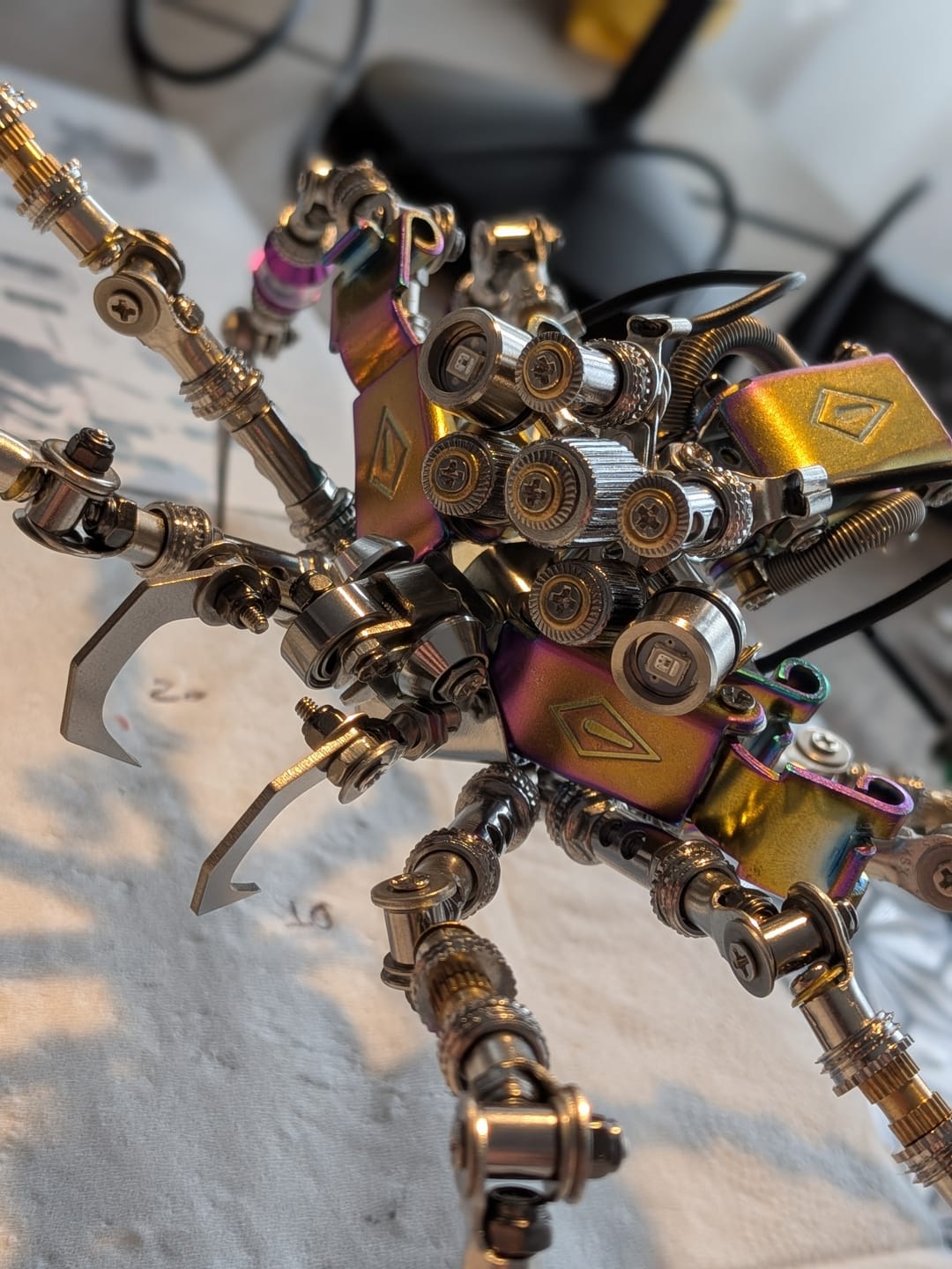 Customer photo review of Cyberpunk Plasma Ball Spider