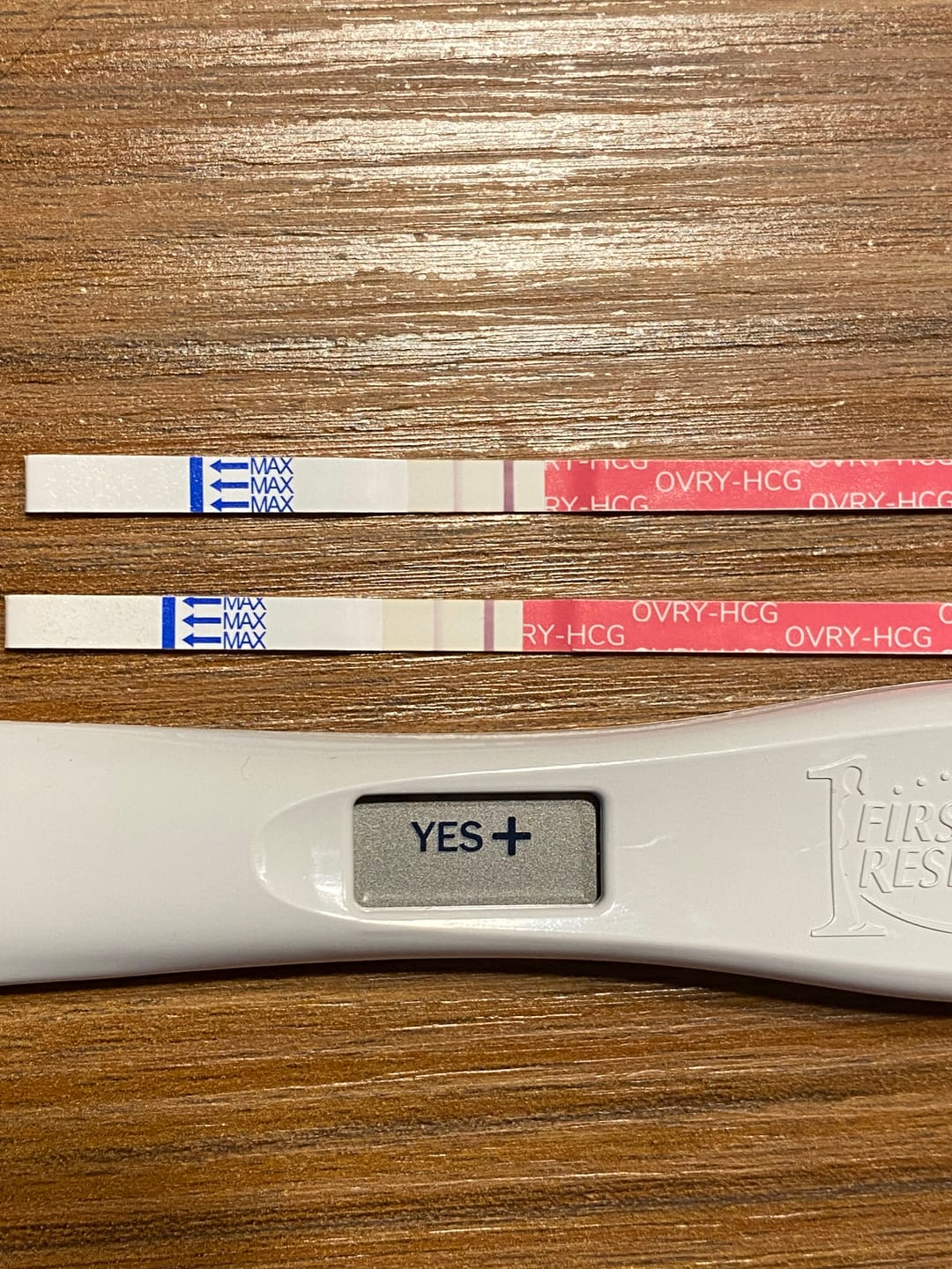 Customer photo review of Pregnancy Test Strips (Ultra-Sensitive)