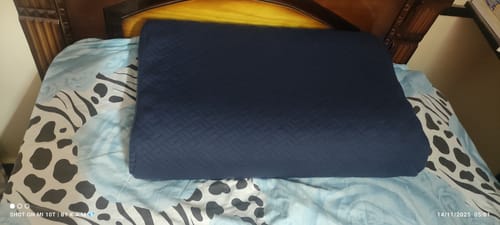 Customer photo review of Natural Latex Massage Contour  Pillow