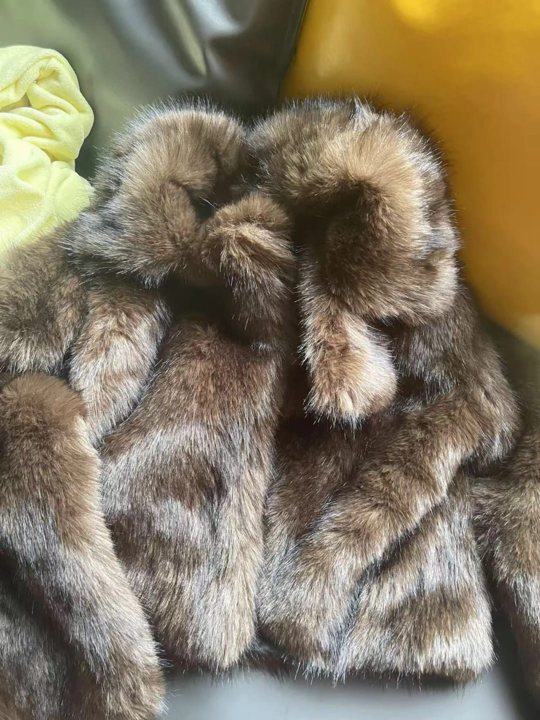 Customer photo review of Marian Faux Fur Coat