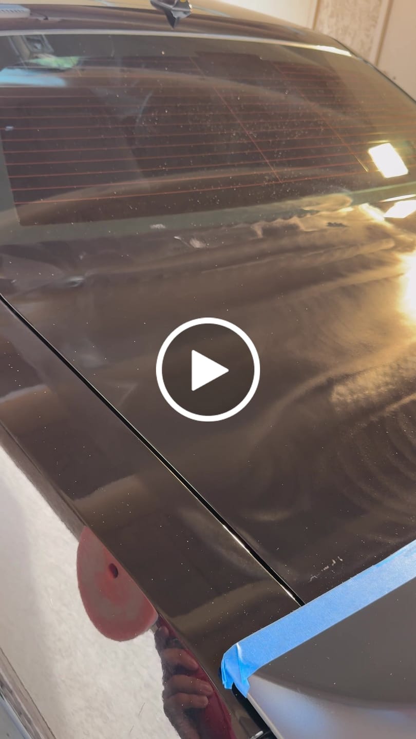 Customer video review of HDO orange foam cutting/polishing pad