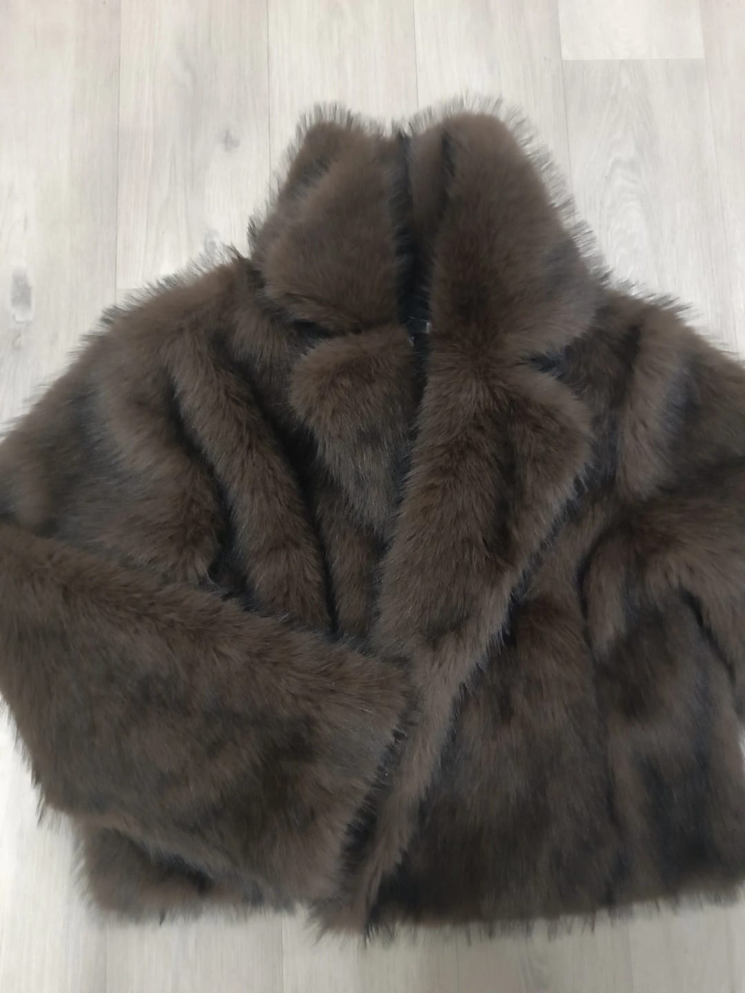 Customer photo review of Marian Faux Fur Coat