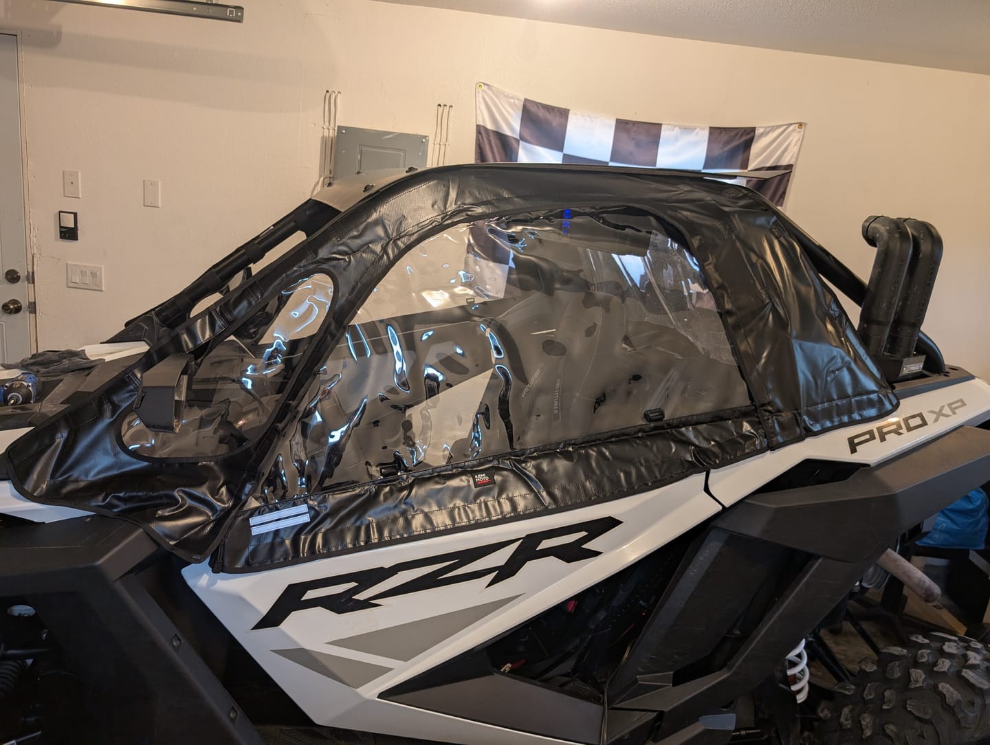 Customer photo review of Upgraded Soft Upper Door Cab Enclosure for RZR PRO XP 2020-2024