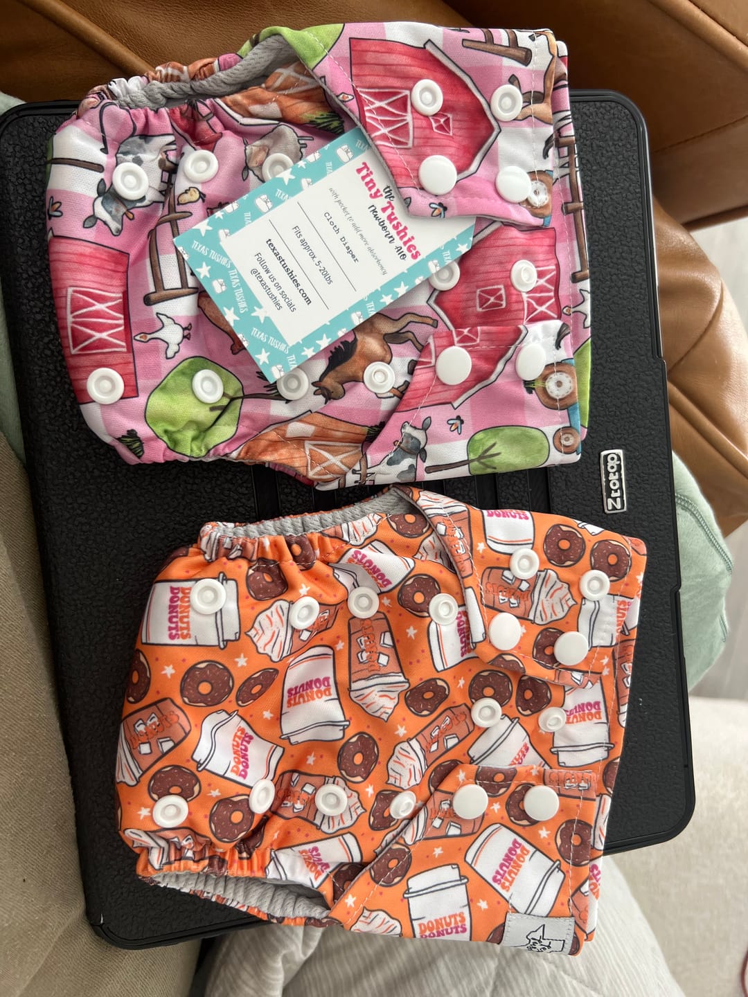Customer photo review of Mystery Cloth Diaper Deals