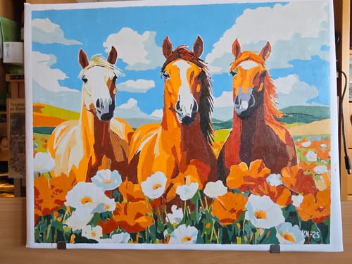 Customer photo review of Horse Trio