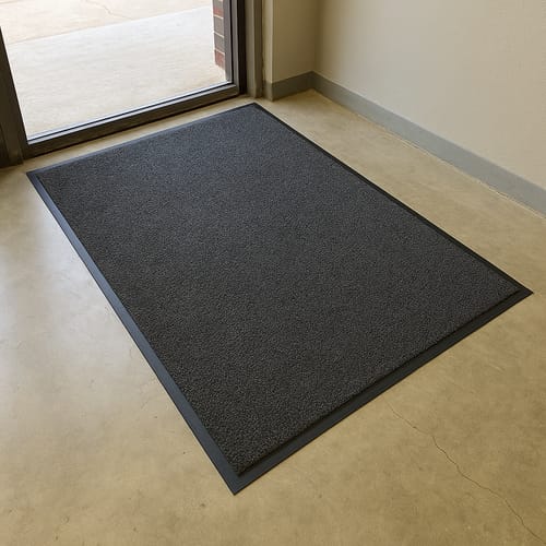 Customer photo review of Heavy Duty Deluxe Entrance Matting - Rubber Backed, Oil & Grease Resistant, Polypropylene Top, Indoor/Outdoor Use, Durable & Slip-Resistant