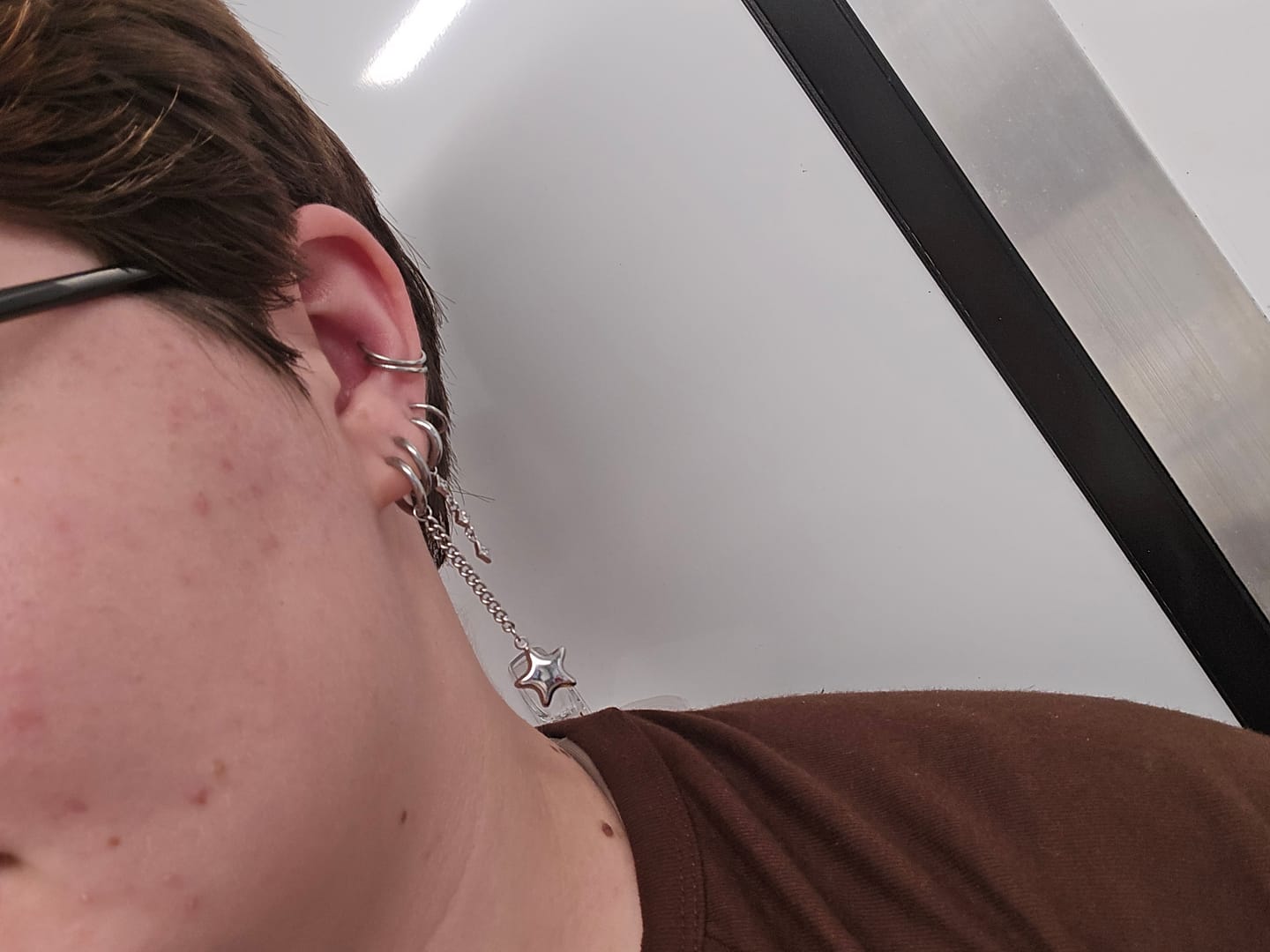 Customer photo review of Puffy Star Chain Charm