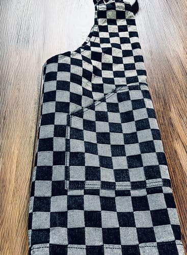 Customer photo review of Checkered Apron