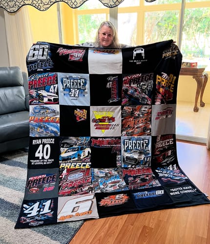 Customer photo review of Project Repat T-Shirt Quilt