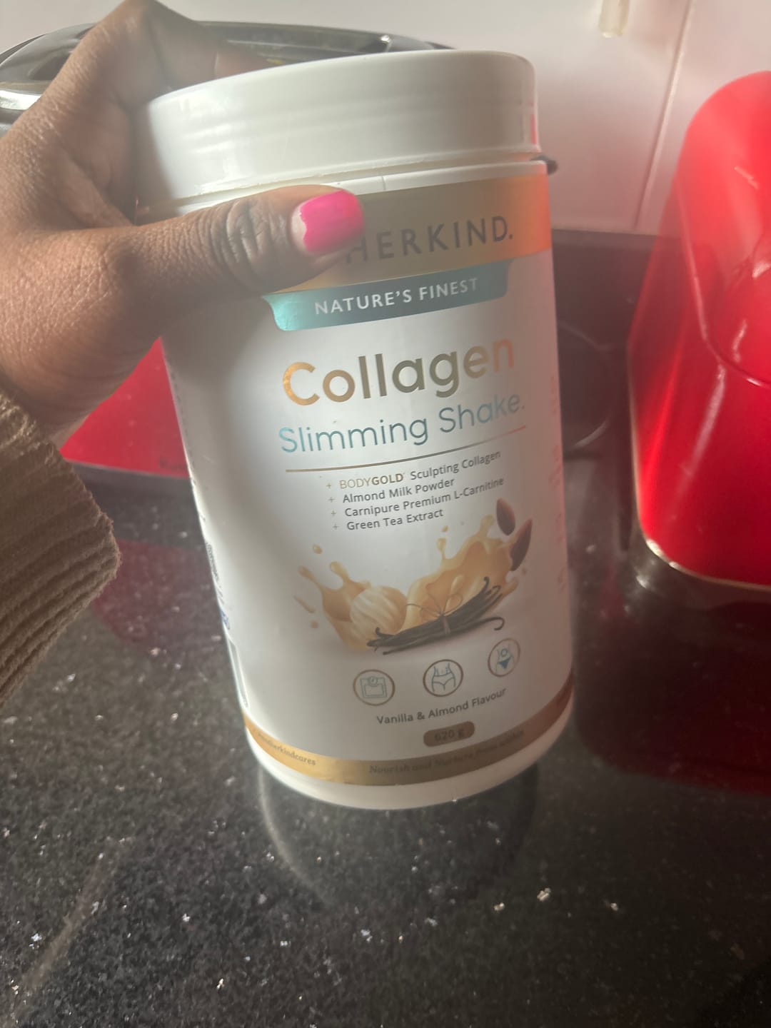 Customer photo review of Collagen Slimming Shake Bundle