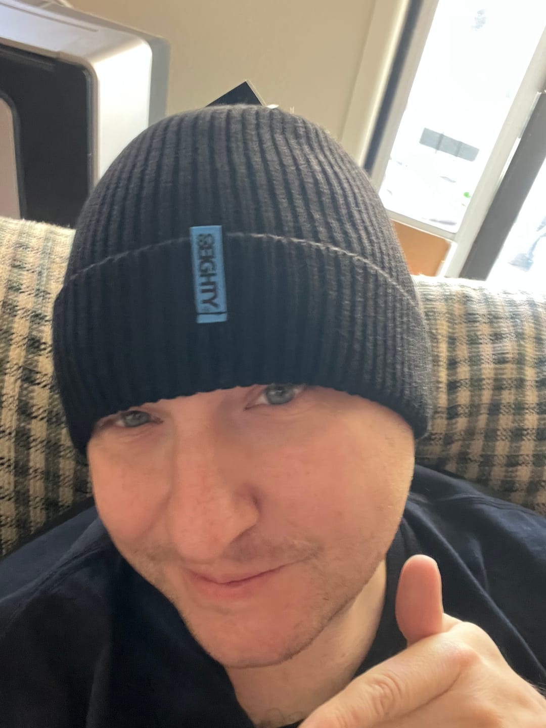 Customer photo review of 80eighty® Onyx Beanie
