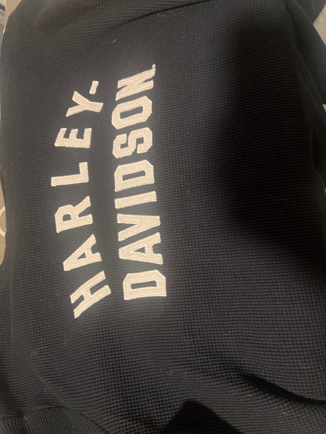 Customer photo review of Sudadera Harley Davidson 2xl Negro Letras