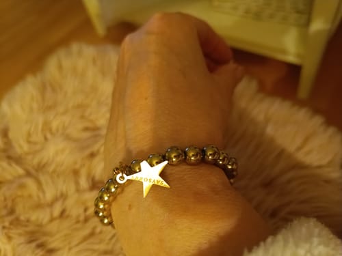 Marion G. review of »Mein Neuanfang« Blockadenlöser aus goldglänzendem Hämatit und Stern image 1 out of 1