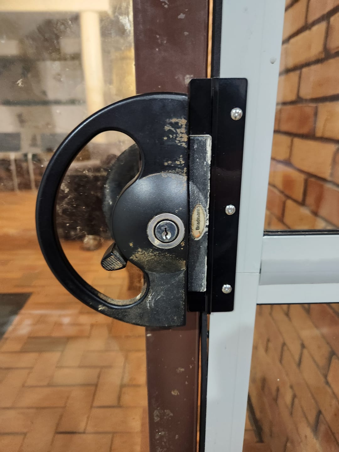 Customer photo review of Pet Door Locking Bracket