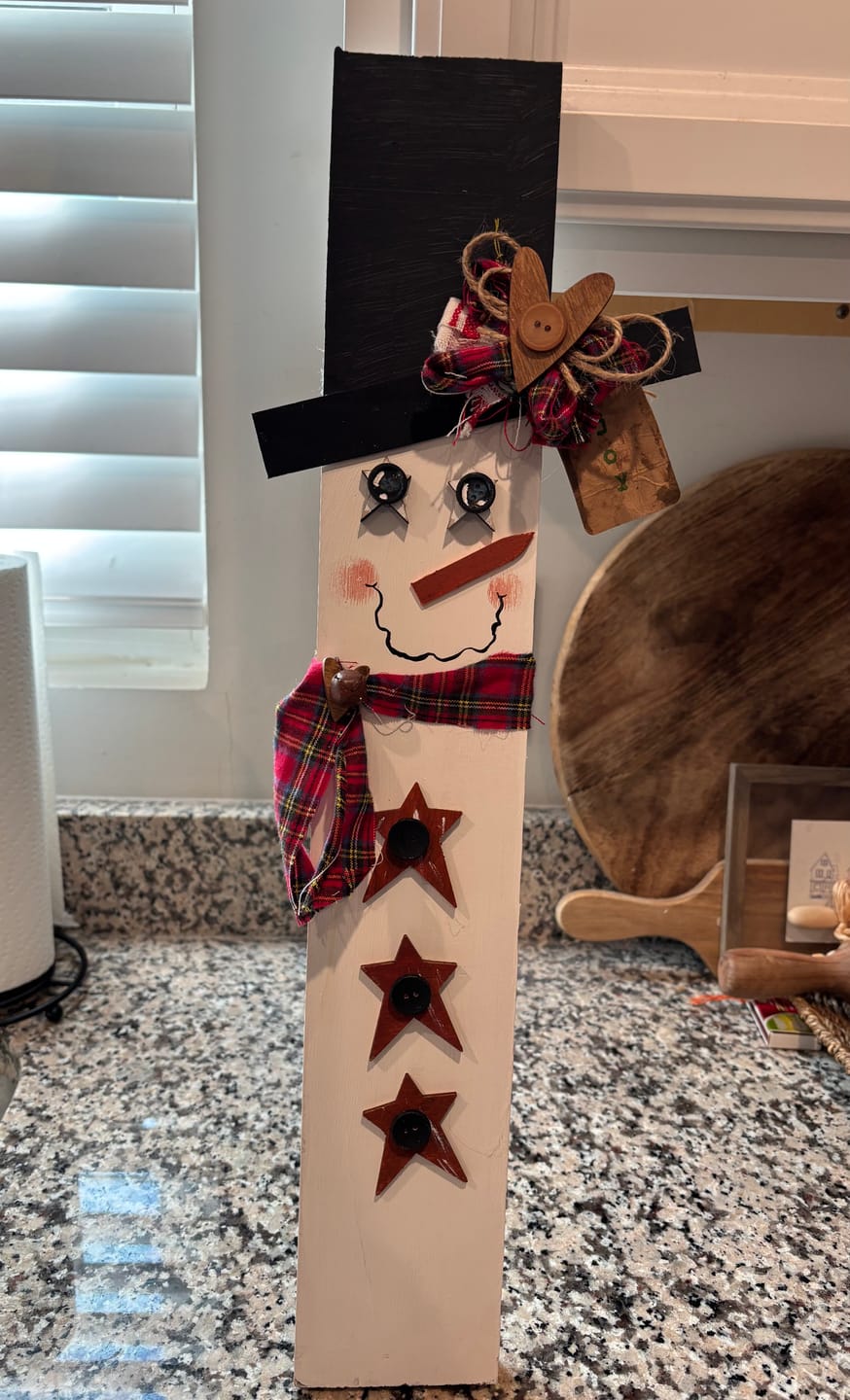 Customer photo review of Unfinished Wood Primitive Heart Shape | Valentine's Day | Craft Cutout | Up to 46"