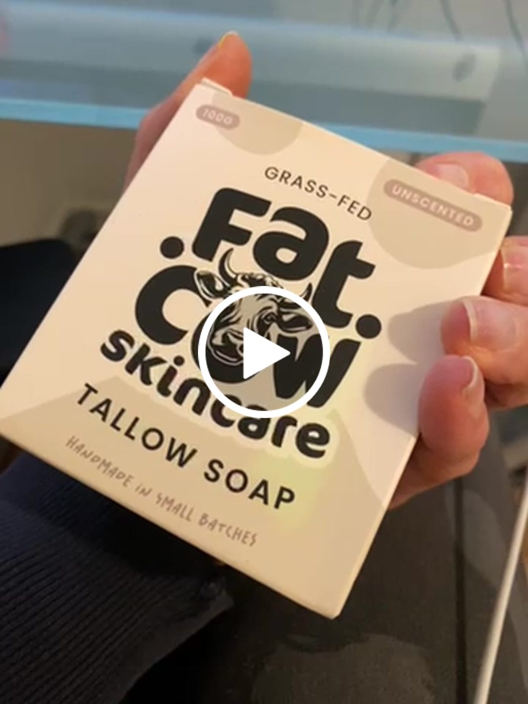 Customer video review of Grass-Fed Tallow Soap | Moisturising Cleansing Bar