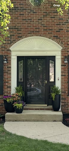 Customer photo review of Clear 1 Lite Glass and Frame Kit (3/4 Sidelite)