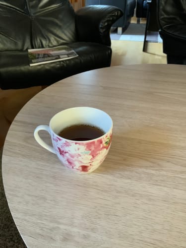 Kundeanmeldelse med bilde av Oak minimal kontaktplast