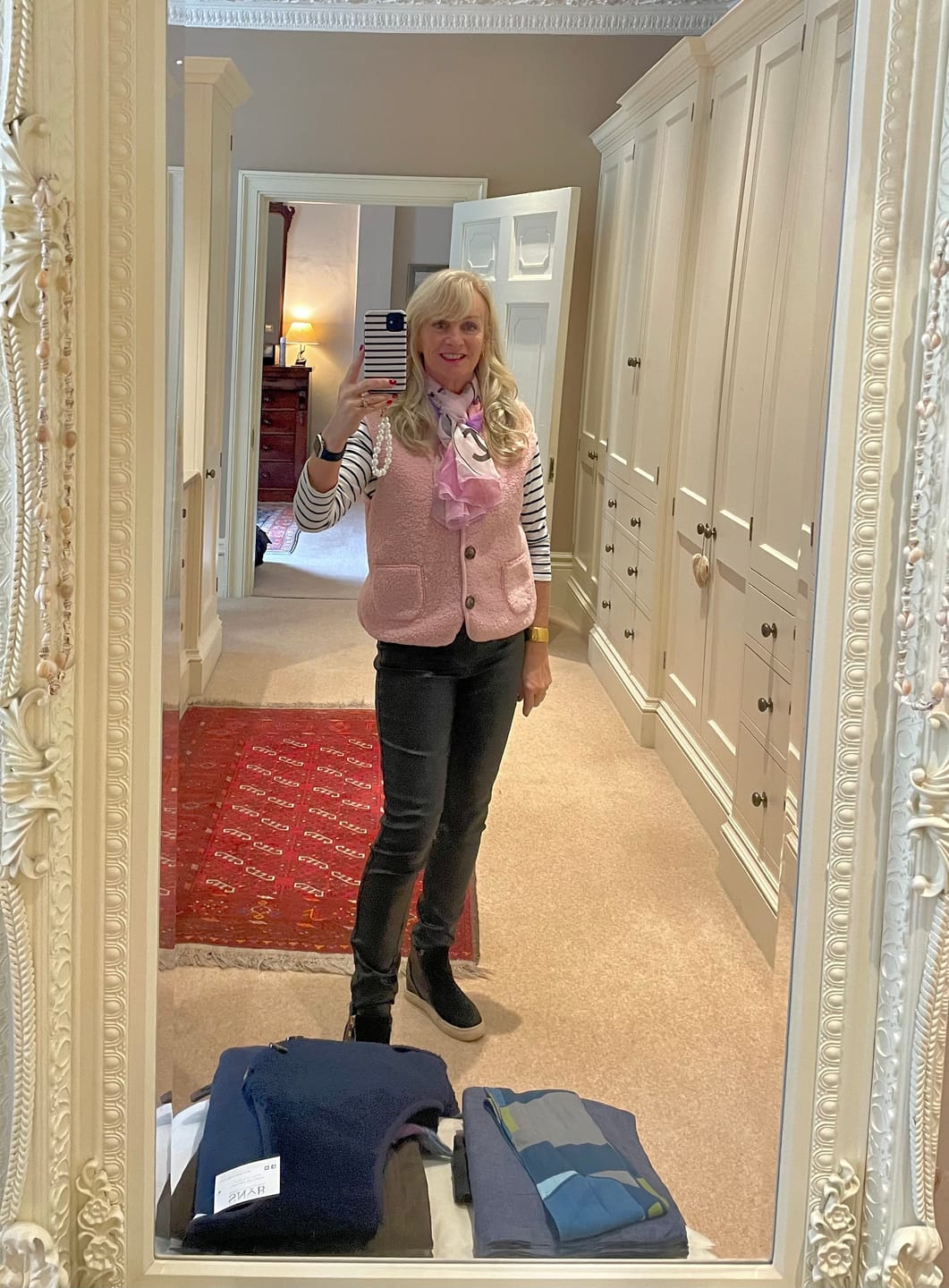 Customer photo review of The Lipstick Edit Gilet by SNOB