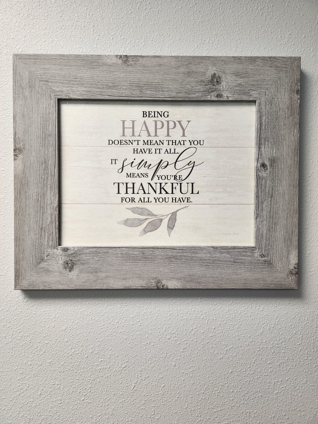 Customer photo review of Being Happy Magnet - NS362M