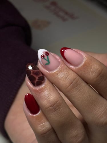 Customer photo review of Fiber Base gel - Milky Pink - Libre de HEMA y TPO | Didier Lab - 10ml